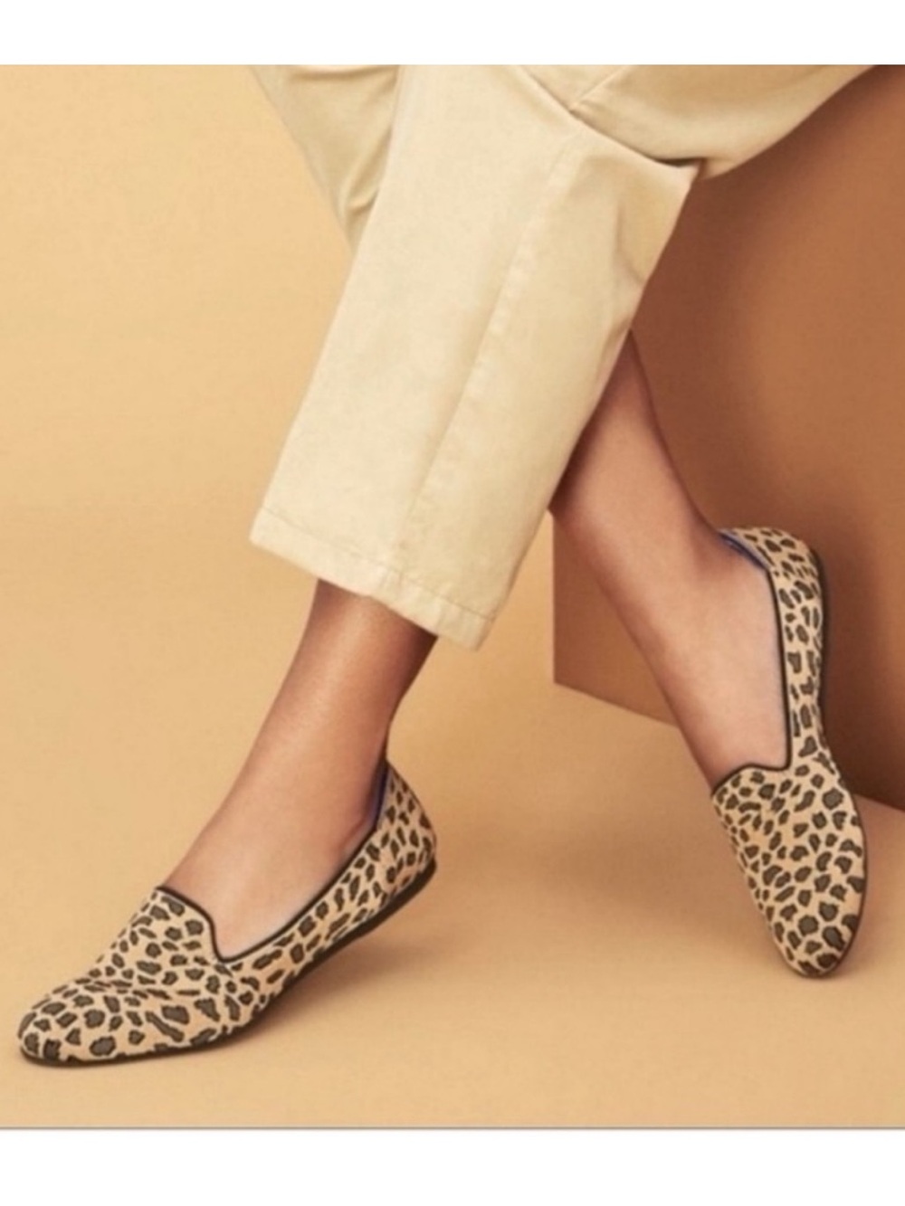 Rothy’s The Loafer Mocha Spot Leopard 8.5 Retired
